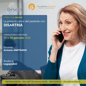 La presa in carico del paziente con DISARTRIA