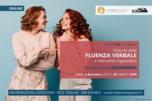 Disturbi della Fluenza Verbale e intervento logopedico