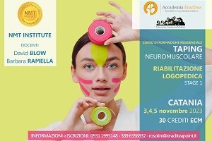 TAPING NEUROMUSCOLARE RIABILITAZIONE LOGOPEDICA - Stage 1 NMT Institute