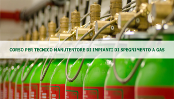Tecnico manutentore di impianti di spegnimento a gas