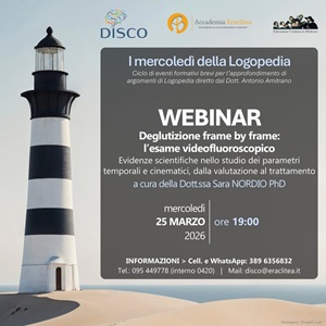 W07 Deglutizione frame by frame: l'esame videofluoroscopico. Evidenze scientifiche nello studio dei parametri temporali e cinematici, dalla valutazione al trattamento.